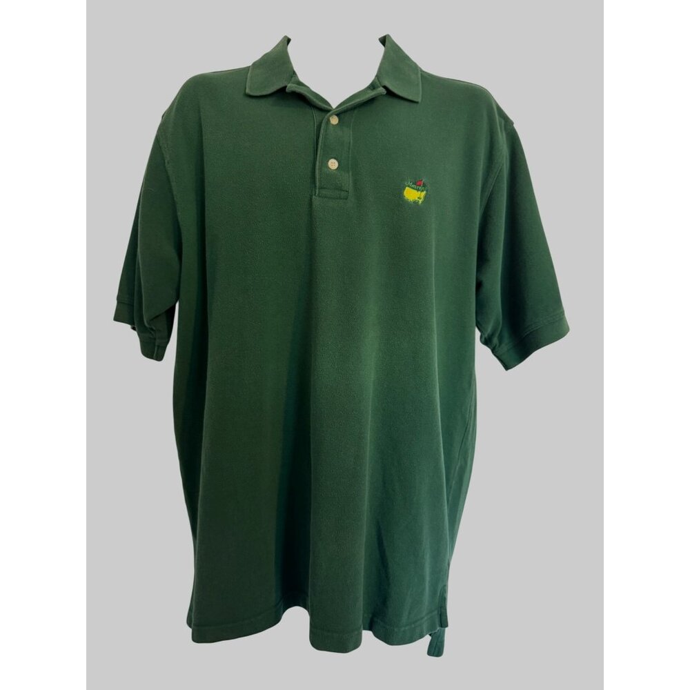 Augusta National Golf Shop Size Large Slazenger Green Masters Polo